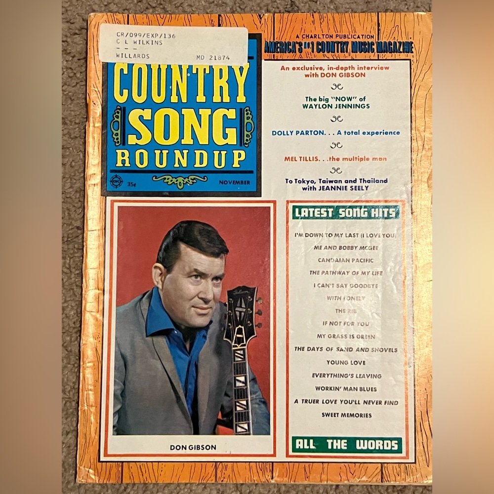 2/$10 Country song roundup magazine